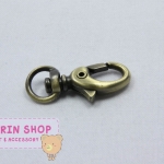 คอหมาเล็ก สีทองรมดำ ขนาด 3 cm