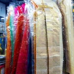 ชุดไทยแก้บน (แบบสวยครบเครื่อง) สไบอัดพลีส มีหลายสีให้เลือก