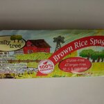 22-412-3100-1 สปาเก็ตตี้ ข้าวกล้องอินทรีย์/ห่อ (เส้นเล็ก ซองสีแดง)