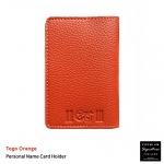 Togo Orange(ส้ม) - Personal Name Card Holder