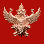 พญาครุฑ รุ่นรับทรัพย์88 เนื้อสัมฤทธิ์พ่นทรายขัดเงา พ่อท่านเขียว วัดห้วยเงาะ ปี 2560