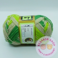ไหมพรม Eagle 4ply สีเหลือบ