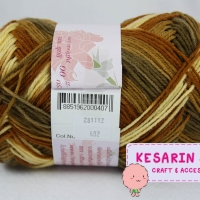 ไหมพรม TM ดาหลา 4ply สีเหลือบ
