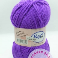 ไหมS&C เส้นโต ม้วนใหญ่ (สีพื้น)