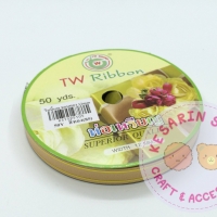 ริบบิ้นพับเหรียญ TW ขอบทอง สีทอง