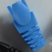 boot rj45 cat5 แบบ Alien sheath สีน้ำเงิน