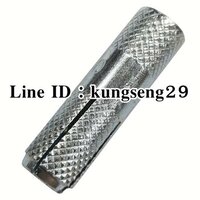 พุกดรอปอินชุบซิ้งค์สีขาว 1/4"