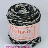 ไหมพรมสหสิน เส้นเล็ก สีเหลือบ 4ply