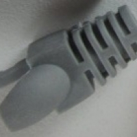 boot rj45 cat5 แบบ Alien sheath สีเทา