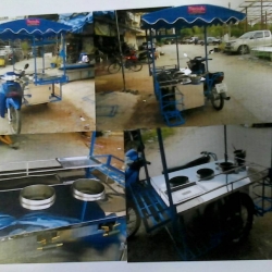 รถพ่วงขายขนมถังแตก