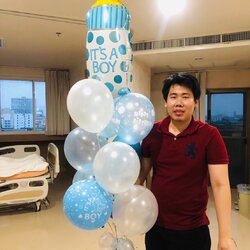 ลูกโป่งเด็กแรกเกิด New Born welcome baby