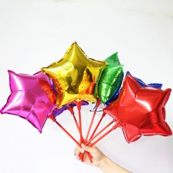 ลูกโป่งฟอยล์ดาว ขนาด 10 นิ้ว Star Foil Balloons