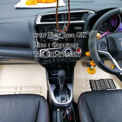 พรมปูพื้นรถยนต์ 5D เข้ารูป new Jazz 2014 2017