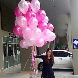 ลูกโป่งรับปริญญาช่อบึ้มๆจัดช่อ30ใบ