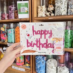 ลูกโป่งตัวอักษร HAPPY BIRTHDAY 16 นิ้ว