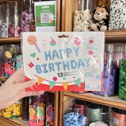 ลูกโป่งตัวอักษร HAPPY BIRTHDAY 16 นิ้ว