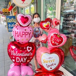 ลูกโป่งหัวใจ วาเลนไทน์