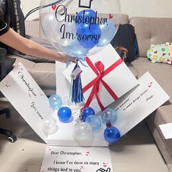 ลูกโป่งวันเกิดใส่กล่อง ลูกโป่งด่วน