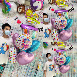 ลูกโป่งฟอยวันเกิด ลูกโป่งเค้กวันเกิด