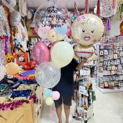 ลูกโป่งแรกเกิด ลูกโป่งรับขวัญหลาน welcome baby