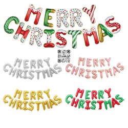 ลูกโป่งอักษร MERRYCHRISTMAS16 นิ้ว