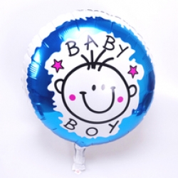 ลูกโป่งเด็กผู้ชาย ใบกลม