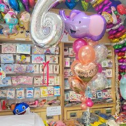 ลูกโป่งช้าง ใบใหญ่ ลูกโป่งตัวเลข