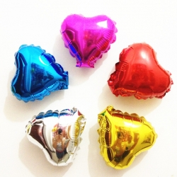 ลูกโป่งฟอยล์-หัวใจ-heart-shape-foil-balloons 10 นิ้ว