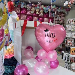 กล่องลูกโป่งเซอร์ไพรส์พร้อมลูกโป่งฟอยล์ สำหรับงานปาร์ตี้และวันเกิด