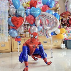 ลูกโป่งวันเกิดสไปเดอร์แมน เซตใหญ่ ราคาเริ่มต้น 3500บาท