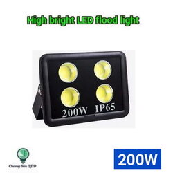 โคมไฟ High bright LED flood light COB ชิป 200W