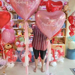 ลูกโป่งรับปริญญาพิมชื่อ