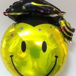 ลูกโป่งหน้ายิ้มรับปริญญา