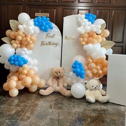 แบคดรอปลูกโป่ง หรูหรา ซุ้มลูกโป่ง ฉากถ่ายรูปสวยๆ เฉพาะลูกโป่ง