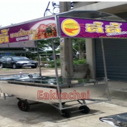 รถเข็นขายก๋วยเตี๋ยวธุรกิจ » แฟรนไชส์ K7ขายก๋วยเตี๋ยว ขายอาหารตามสั่งขายกาแฟโบราณ ขายน้ำเต้าหู้นาด 1.60 เมตร พร้อมหลังคา ของใหม่ ราคาโรงงาน