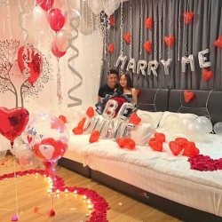 ลุกโป่งเซอร์ไพส์ขอแฟนแต่งงาน