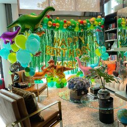 ลูกโป่งเซอร์ไพส์ ลูกโป่งไดโนเสาร์เซตใหญ่มาก กว้าง4เมตร