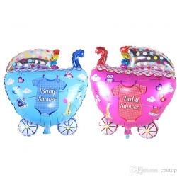ลูกโป่ง รถเข็นเด็ก - baby shower