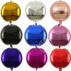ลูกโป่งวงกลม 3D ฟอล์ย มาใหม่ 22 นิ้ว