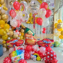 ลูกโป่งรถแมคควีน ลูกโป่งวันเกิดเด็ก