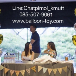 ช่อลูกโป่งหัวใจ 8 ใบ ราคาต่อช่อ