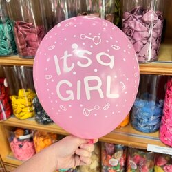 ลูกโป่งเด็กหญิง คลอดลูก 10 ใบ