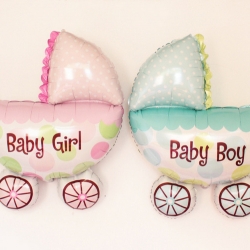 ลูกโป่งรถเข็นเด็ก baby boy baby Girl