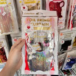 ม่านประดับฟอยล์ BACKDROP สำหรับตกแต่งงานปาร์ตี้