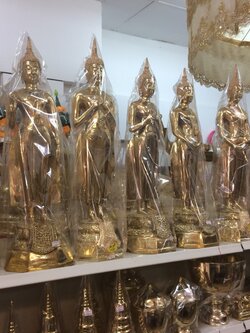 พระประจำวัน (ทองเหลือง หน้าตัก 9 นิ้ว)