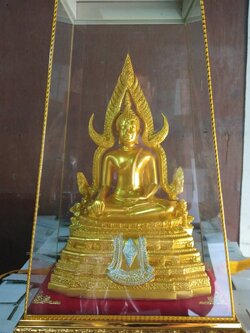 พระพุทธชินราช 5 นิ้ว พร้อมตู้สวยงาม