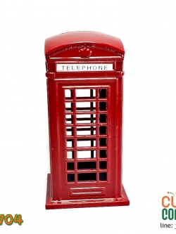 01704-โมเดลตู้โทรศัพท์ 12ซม - ฟรีค่าส่ง