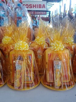 สังฆทานราคาถูก (ถุงแก้ว)