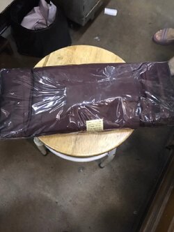 ผ้าไตรไหมไทยแท้ 100% (สีกรักดำ/กรักพม่า) *สินค้าคุณภาพ งานเย็บ 9 ขันธ์