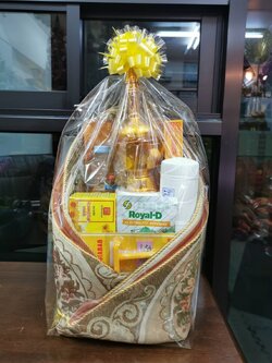 สังฆทานอาสนะที่กรวดน้ำสีทอง *รุ่นใหม่